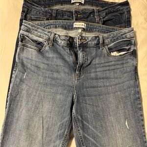 Studio Blue Women's Skinny Jeans - Light and Dark Blue